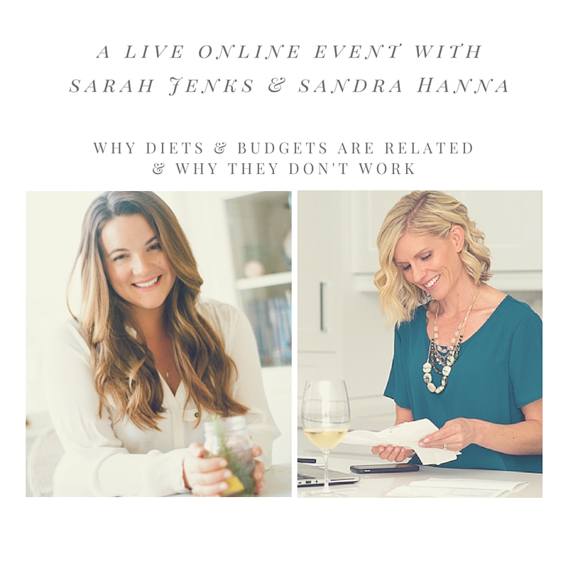 a live online event withsarah Jenks & sandra Hanna